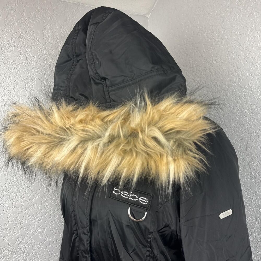 Bebe Women's Black and Brown Coat